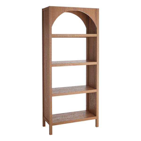 at home Blair Wooden Shelf Rustic Natural