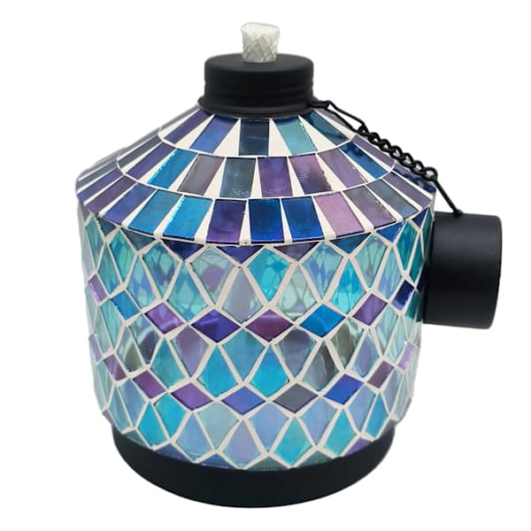 at home Blue Mosaic Table Torch