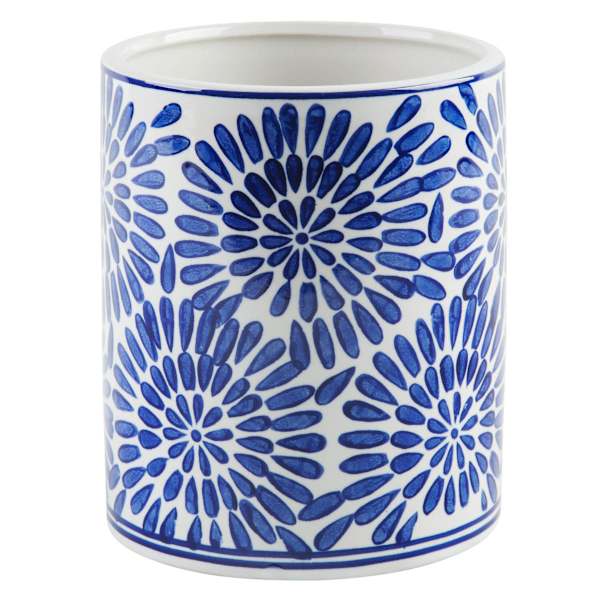 at home Blue & White Design Kitchen Utensil Holder
