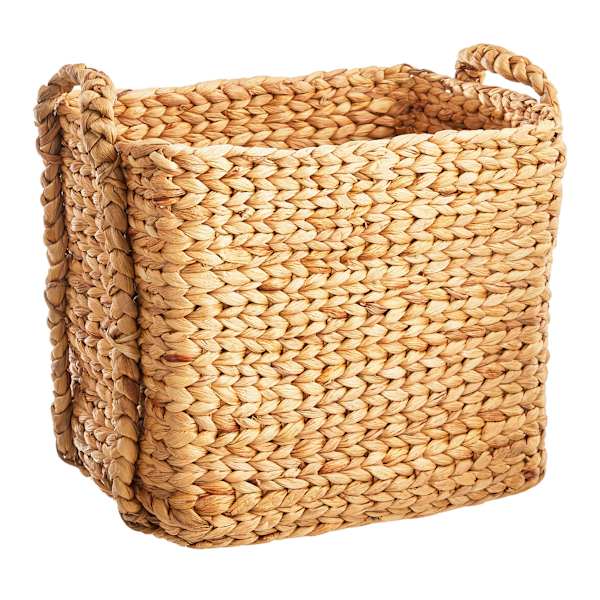 at home Braided Arrow Weave Storage Basket Large