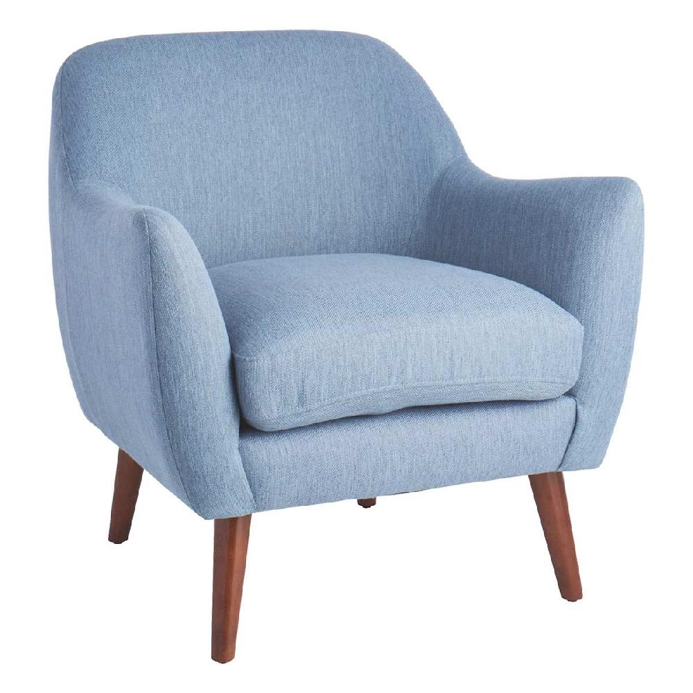 At Home Braxton Accent Chair Blue