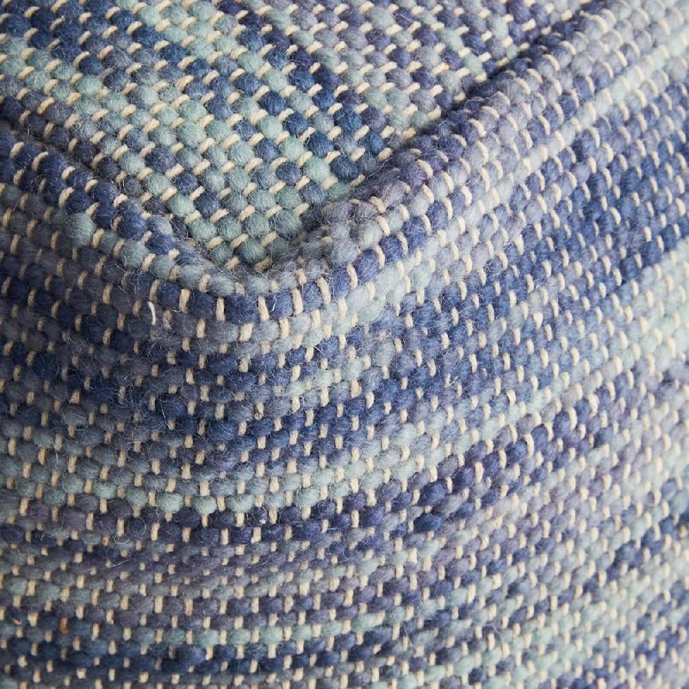 At Home Brayden Pouf Blue