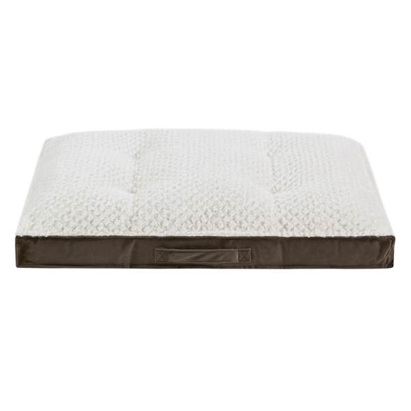 at home Brown Brushed Faux Fur Pet Bed 27x36