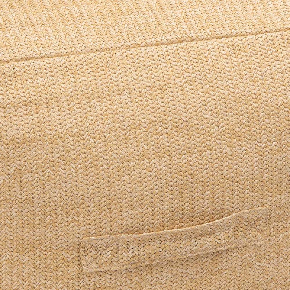 At Home Brown Hermosa Outdoor Pouf 20"