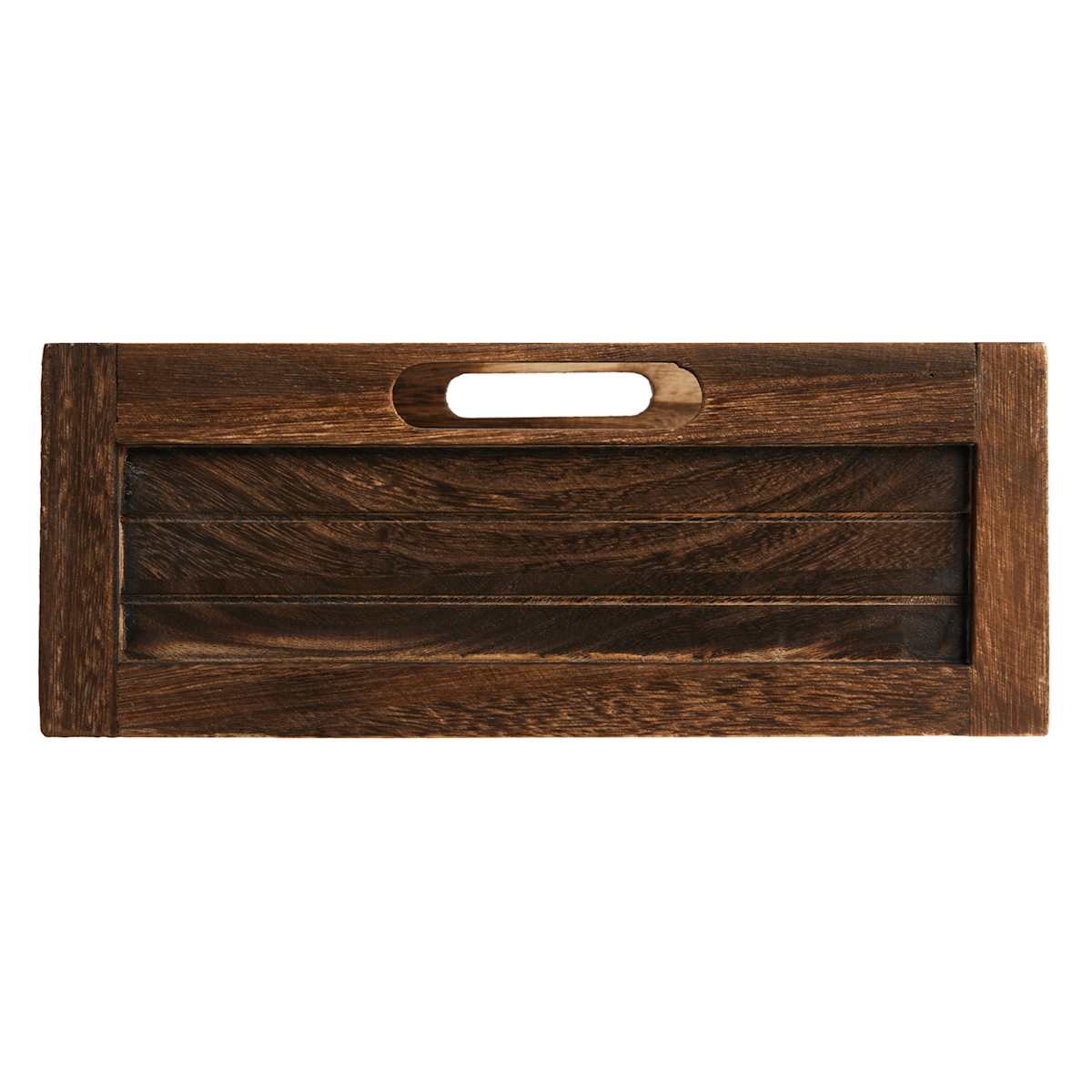 At Home Brown Wooden Storage Crate Medium