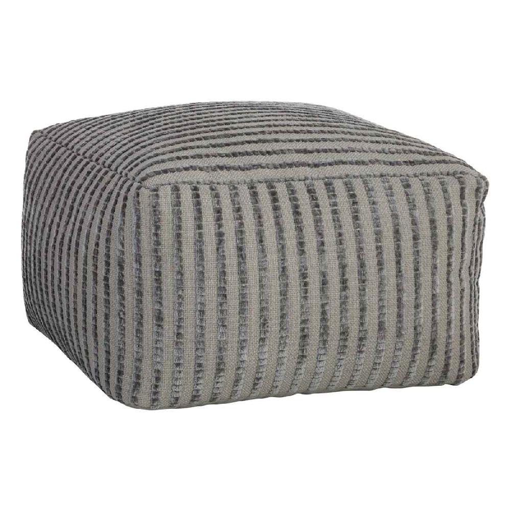 At Home Bubble Dot Pouf Dark Grey