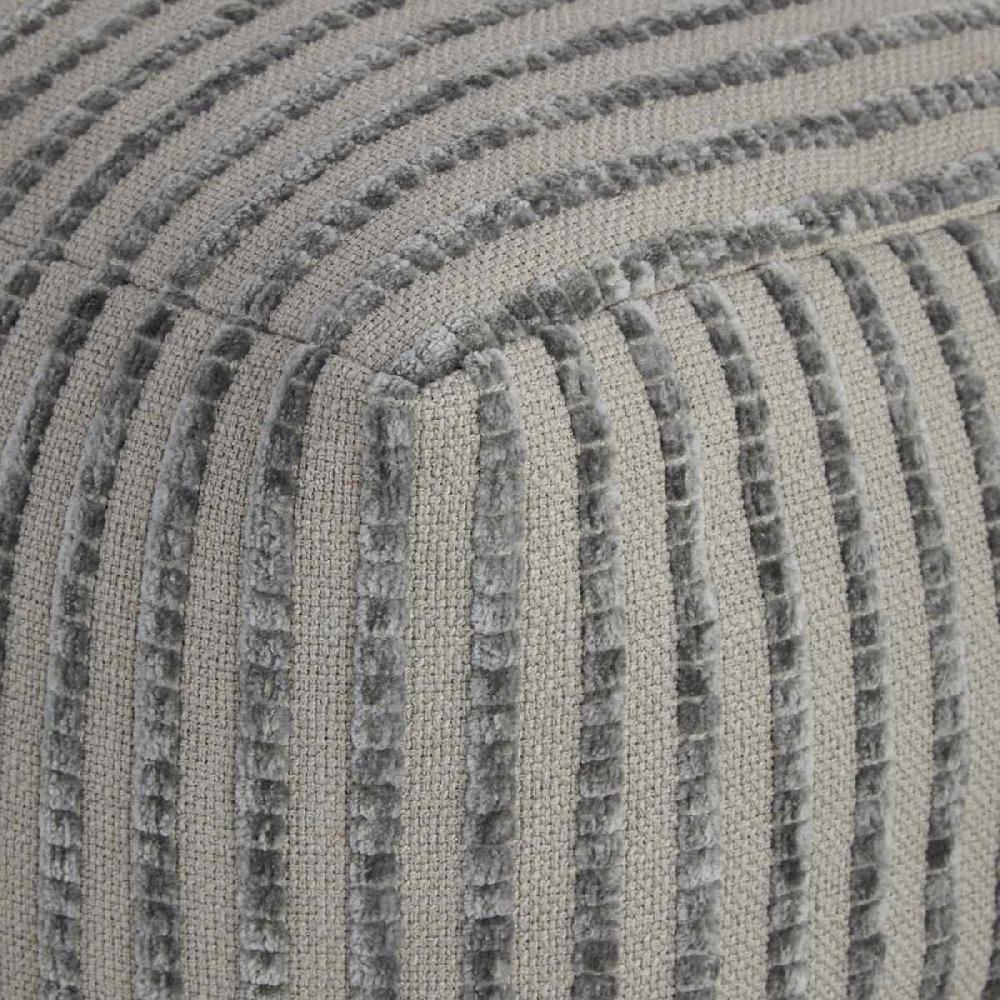 At Home Bubble Dot Pouf Dark Grey