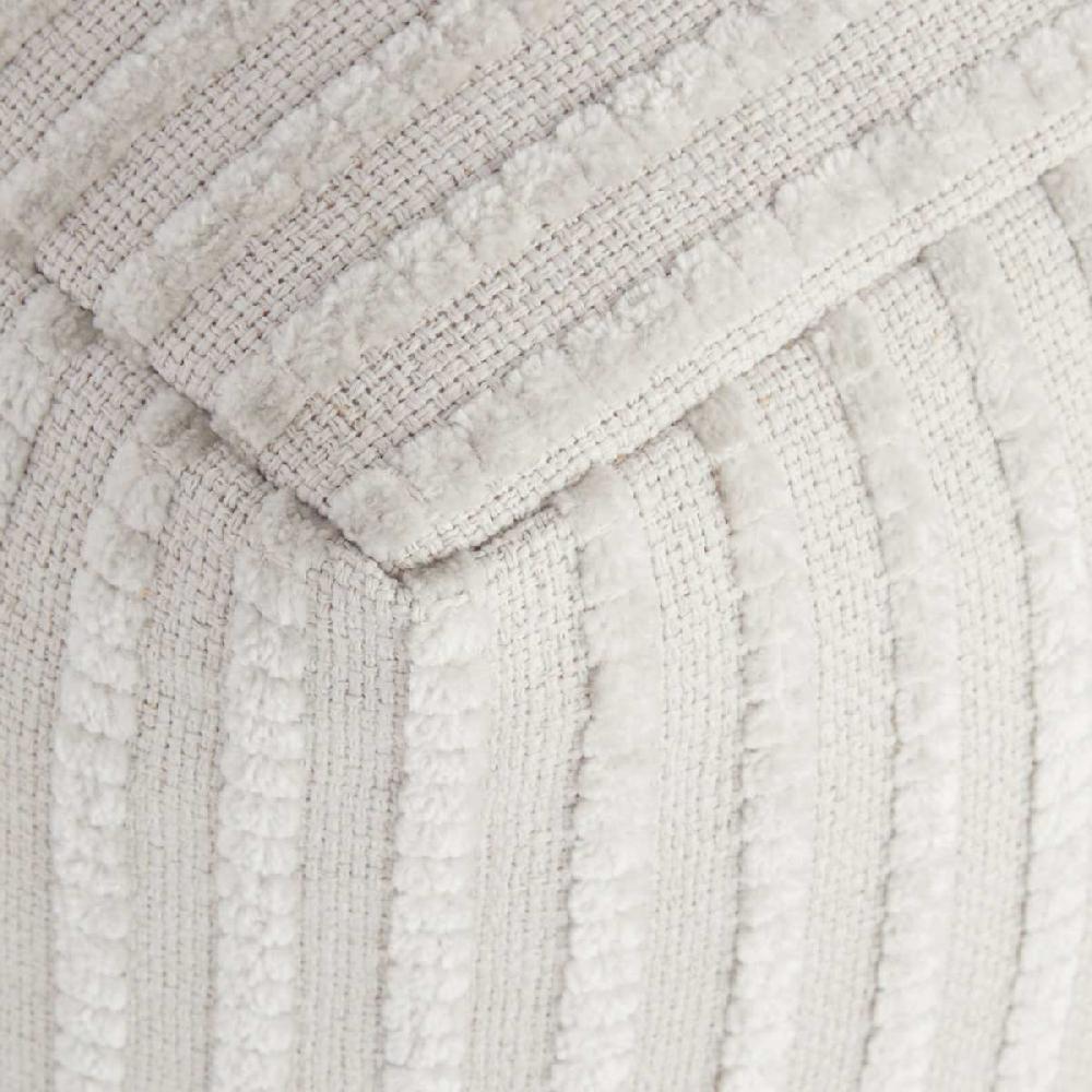 At Home Bubble Dot Pouf Light Grey