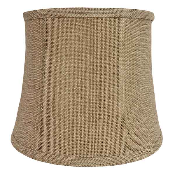 at home Burlap Bell Small Table Lamp Shade 9x11x9
