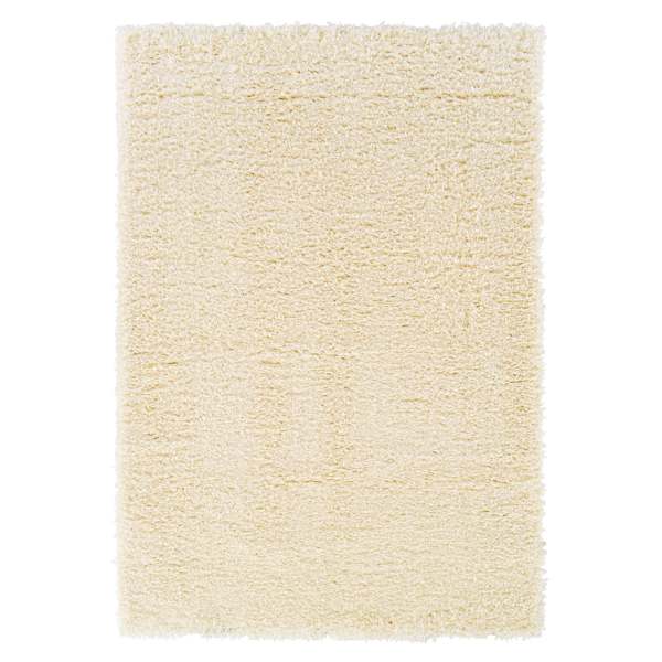 at home (C152) Solid Ivory Shag Area Rug 5x7