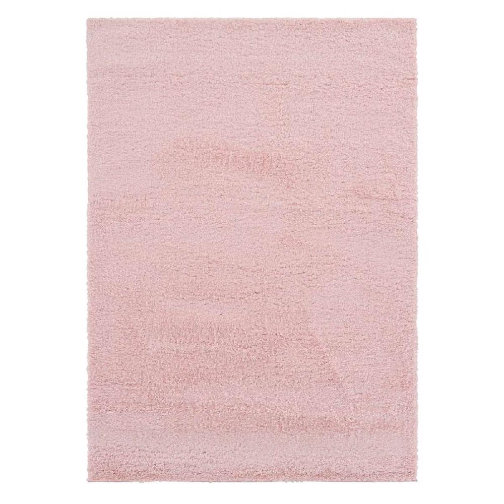 At Home (C177) Parma Blush Shag Area Rug 5x7