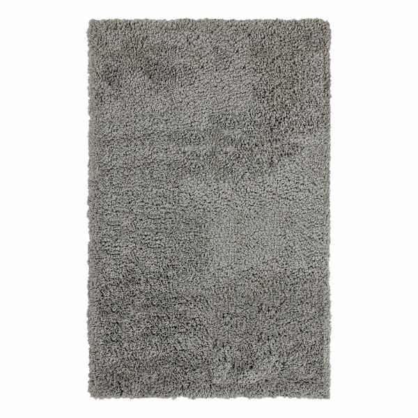 at home (C193) Kodiak Grey Shag Accent Rug 3x5
