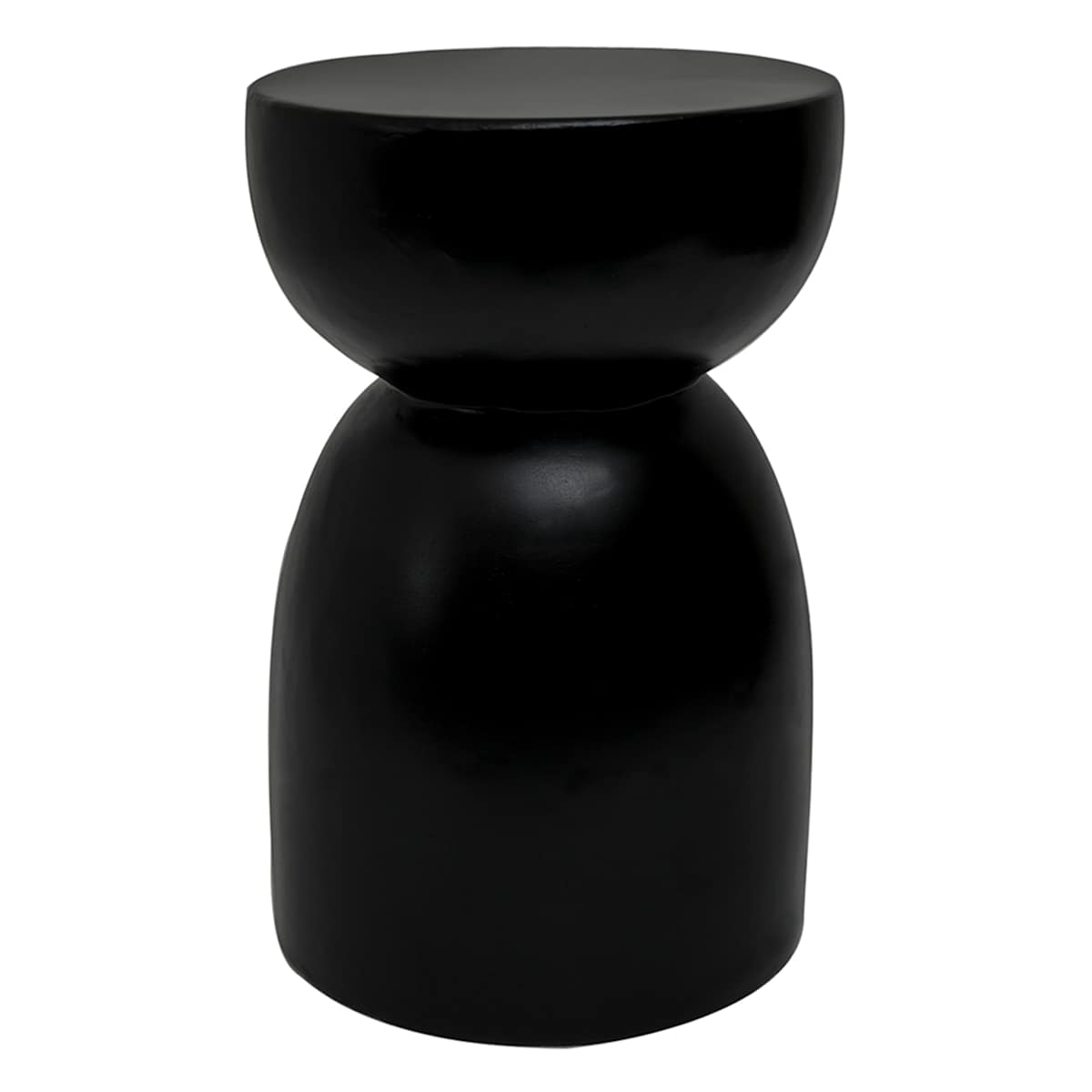 At Home Cade Wooden Accent Table Black