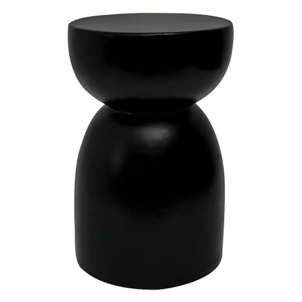 at home Cade Wooden Accent Table Black