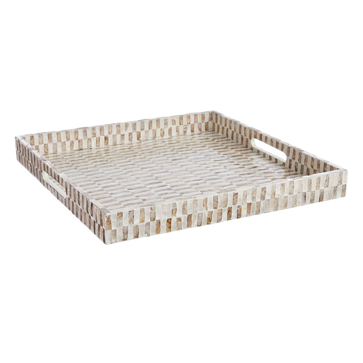 At Home Capiz Tray 19.7"