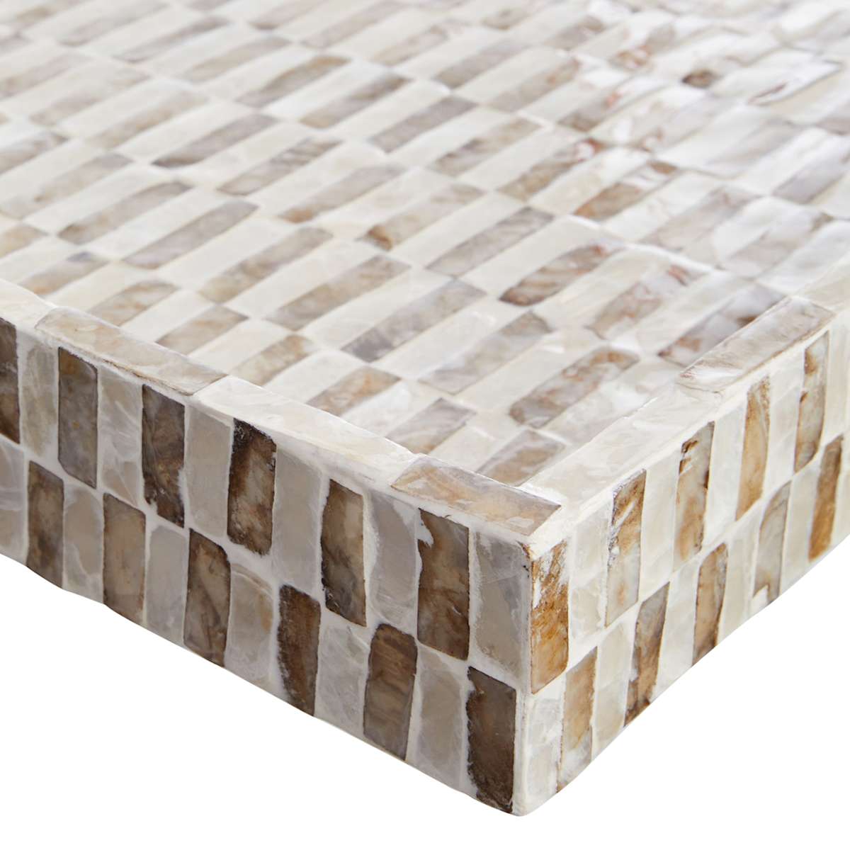 At Home Capiz Tray 19.7"