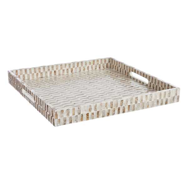 at home Capiz Tray 19.7"
