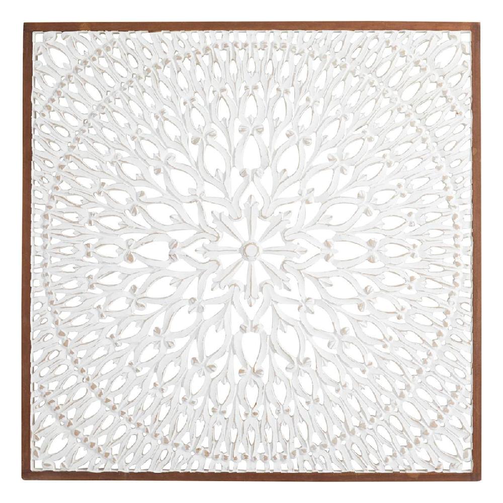 At Home Carved Medallion Wall Decor 36x36