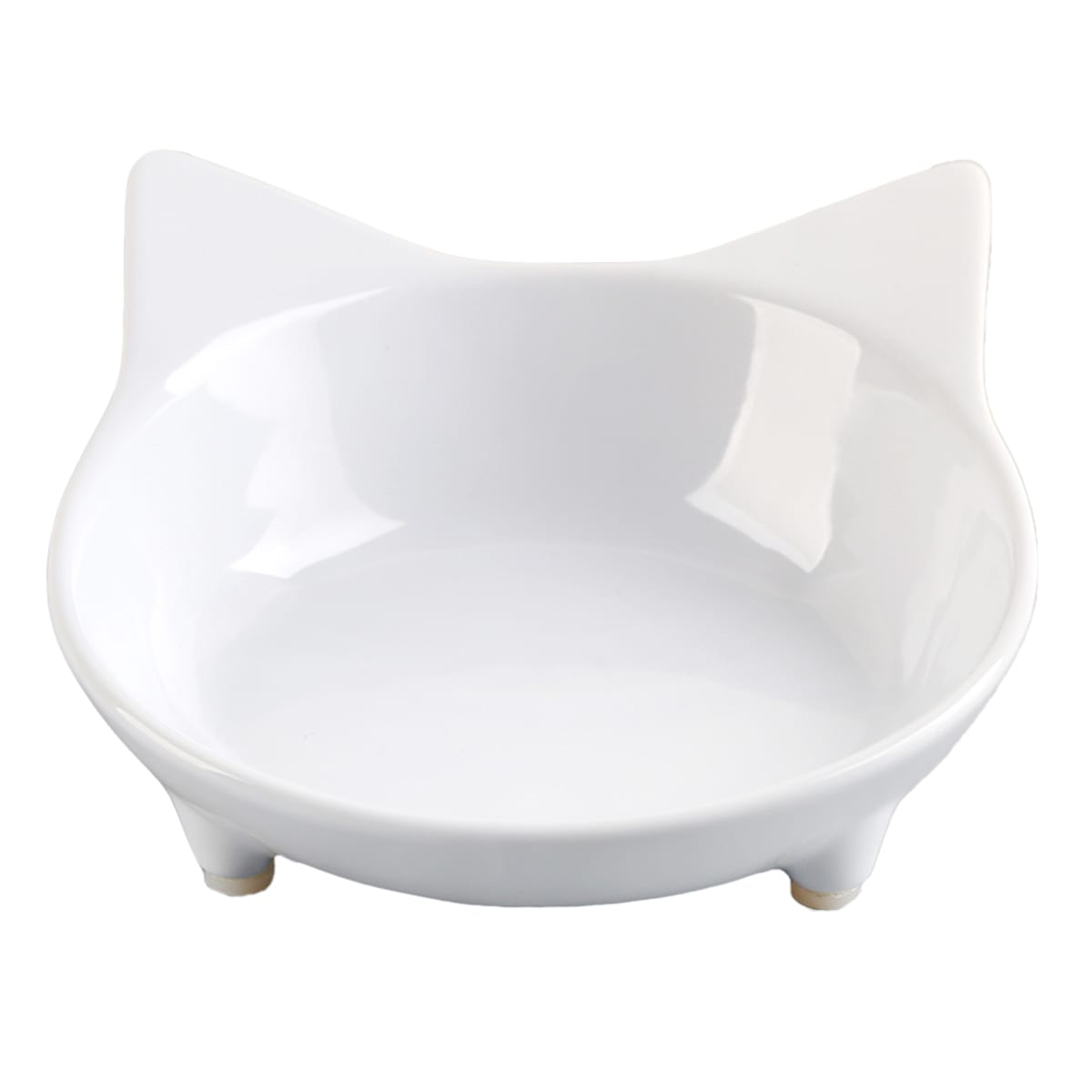 At Home Cat Face Saucer 5oz Ceramic