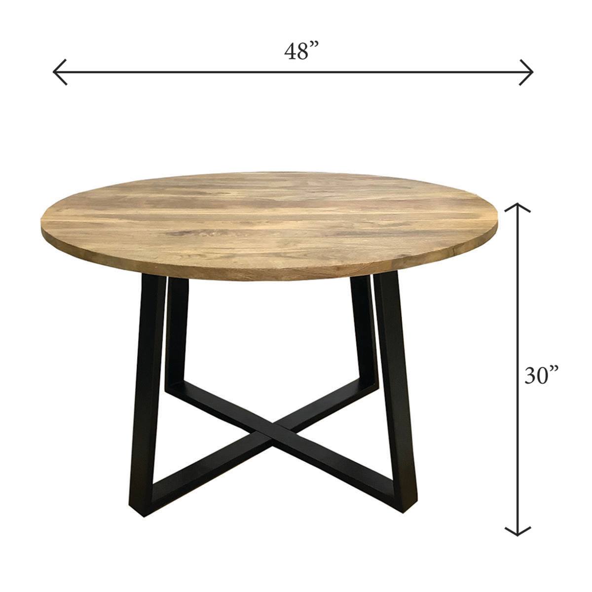 At Home Cecelia Mango Wood Dining Table