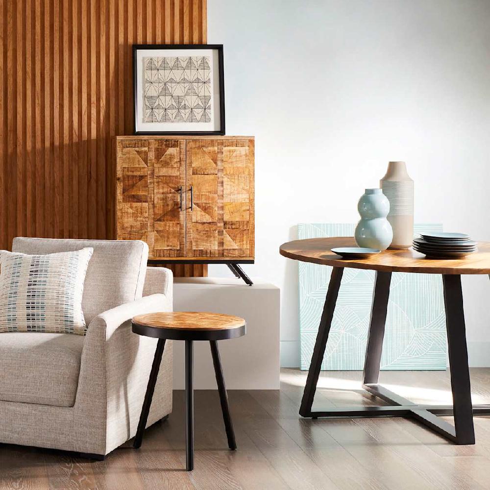 At Home Cecelia Mango Wood Dining Table