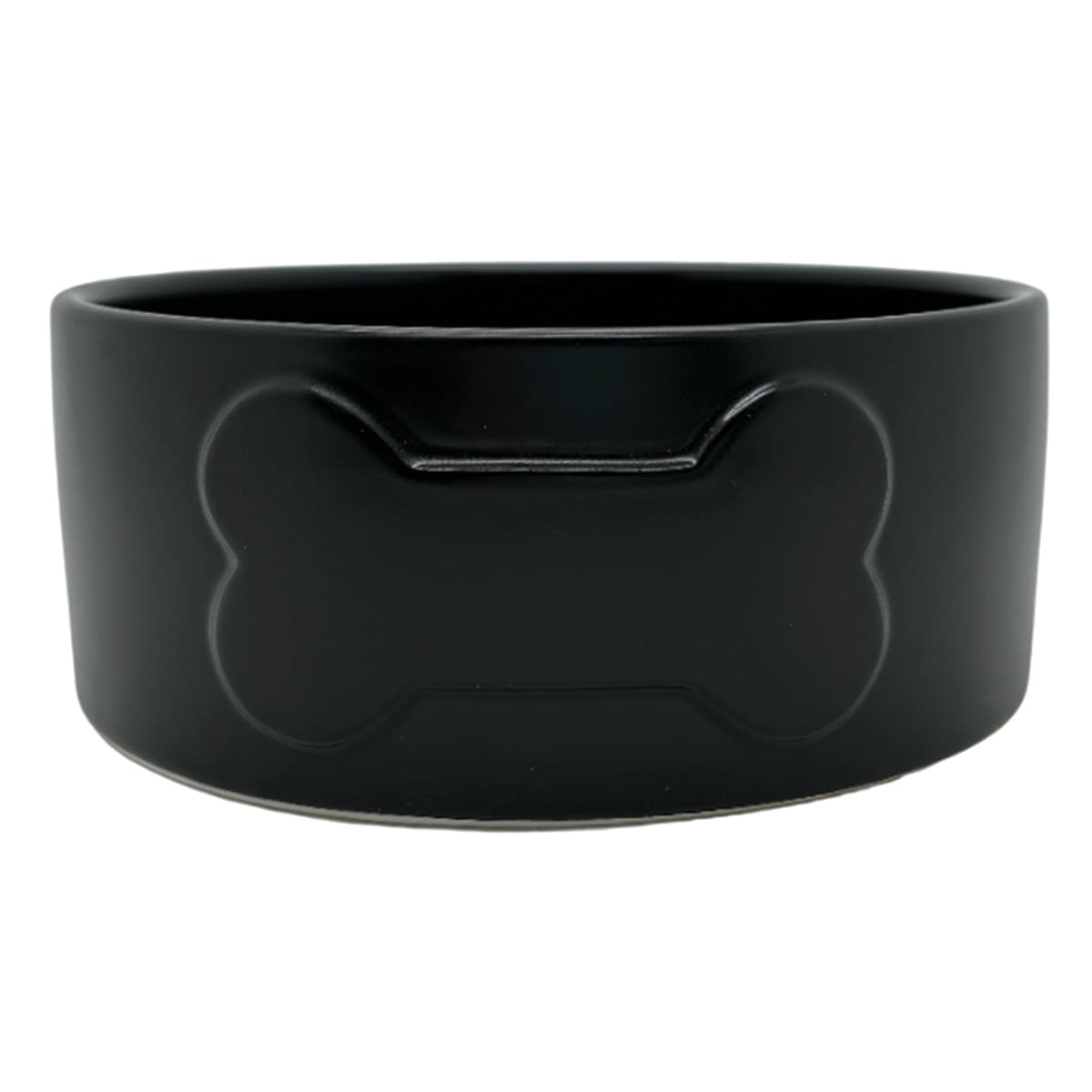 At Home Ceramic Dog Bone Water Bowl M 24Oz