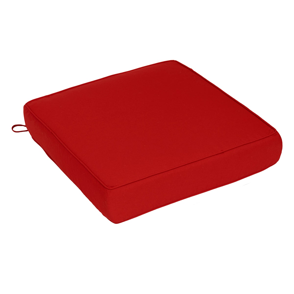 At Home Cherry Canvas Outdoor Deep Seat Cushion