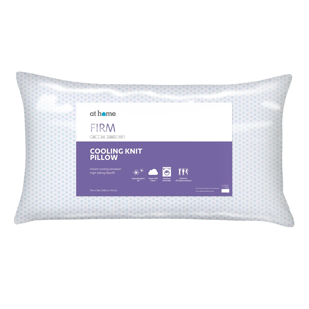 At Home Chill Tech Cooling Knit Bed Pillow King