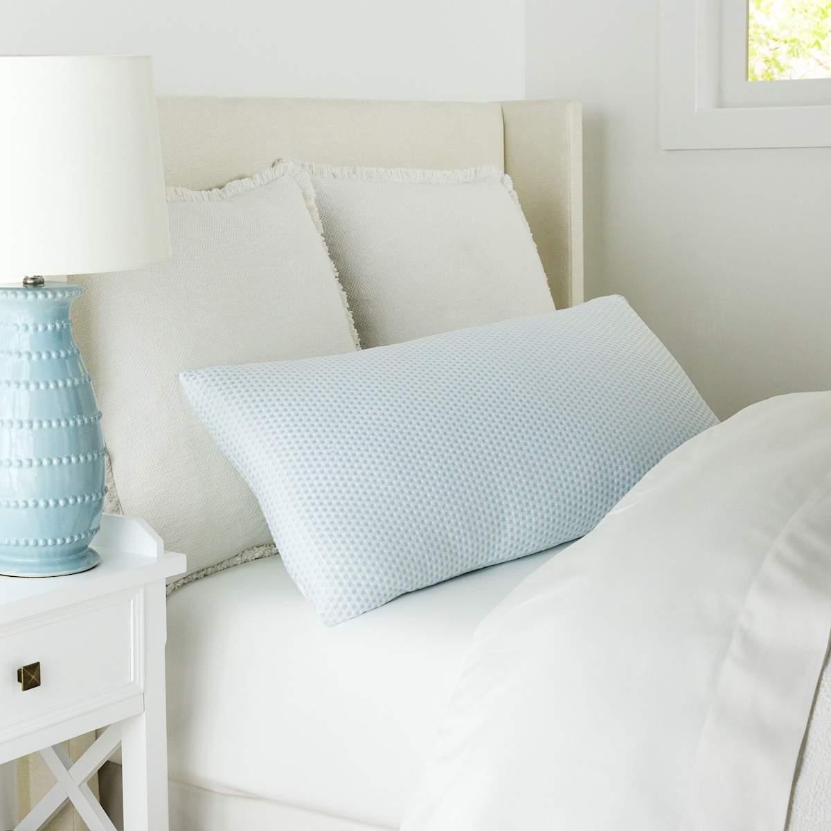 At Home Chill Tech Cooling Knit Bed Pillow King