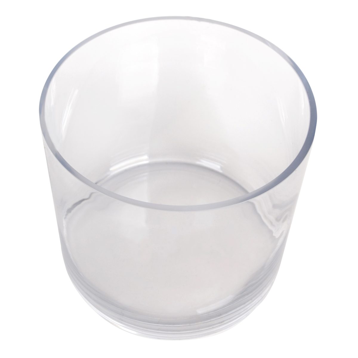 At Home Clear Class Vase 7"