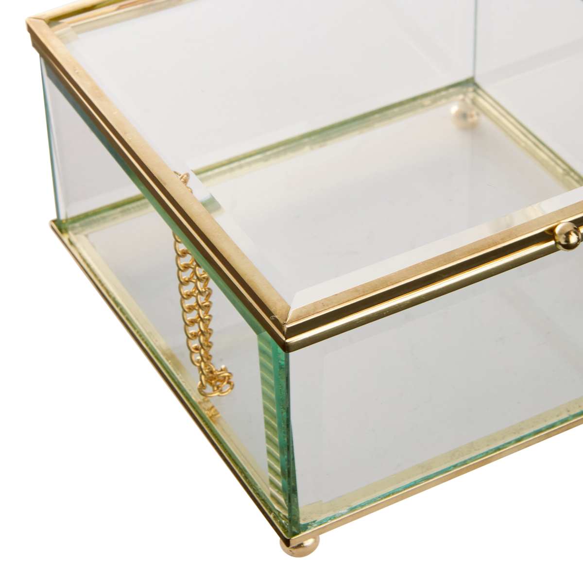 At Home Clear Glass Box 5x3