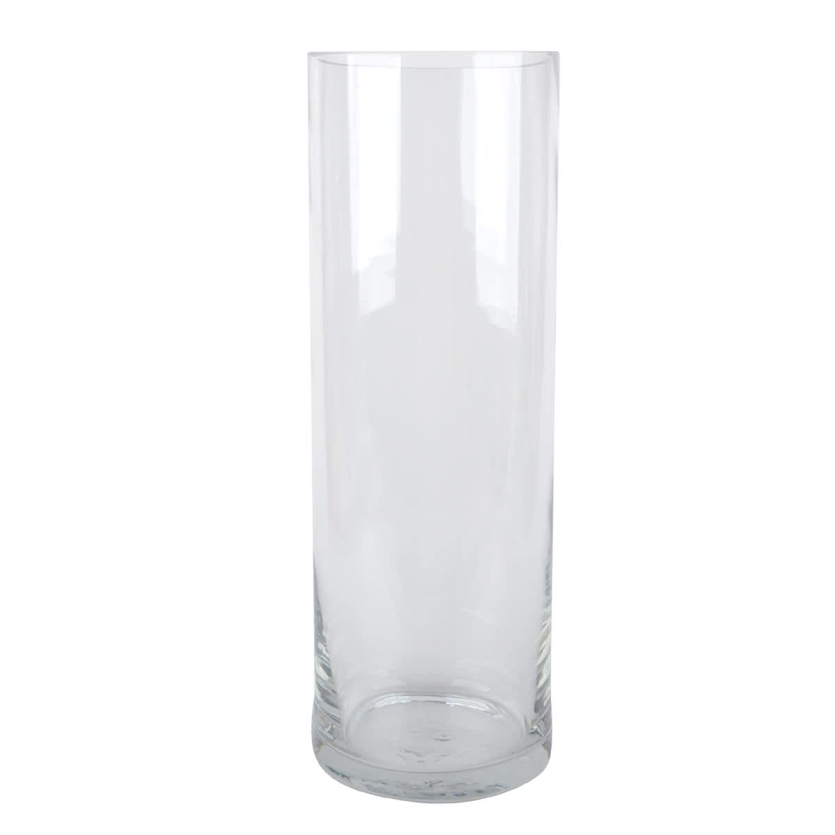 At Home Clear Glass Cylinder Vase 12"