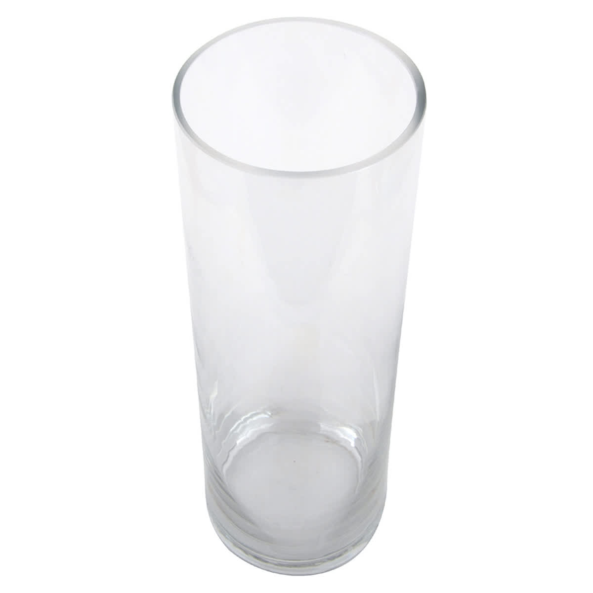 At Home Clear Glass Cylinder Vase 12"