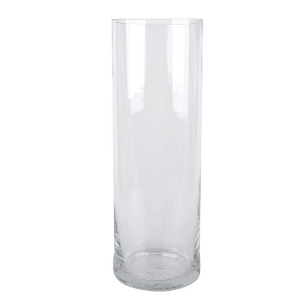 at home Clear Glass Cylinder Vase 12"