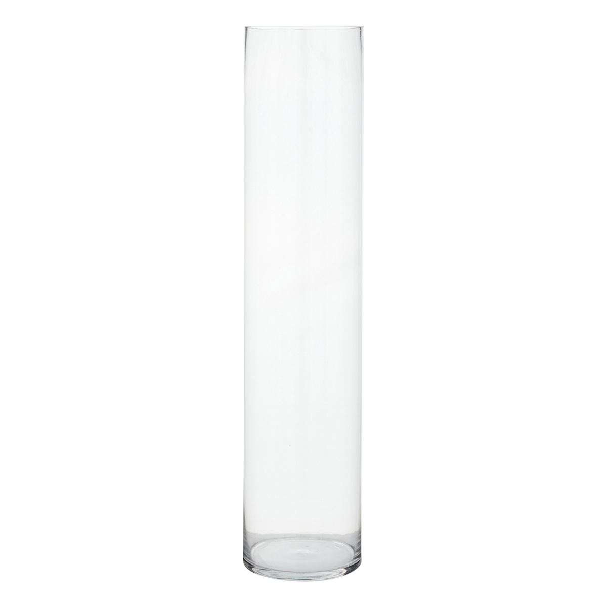 At Home Clear Glass Floor Vase 32"