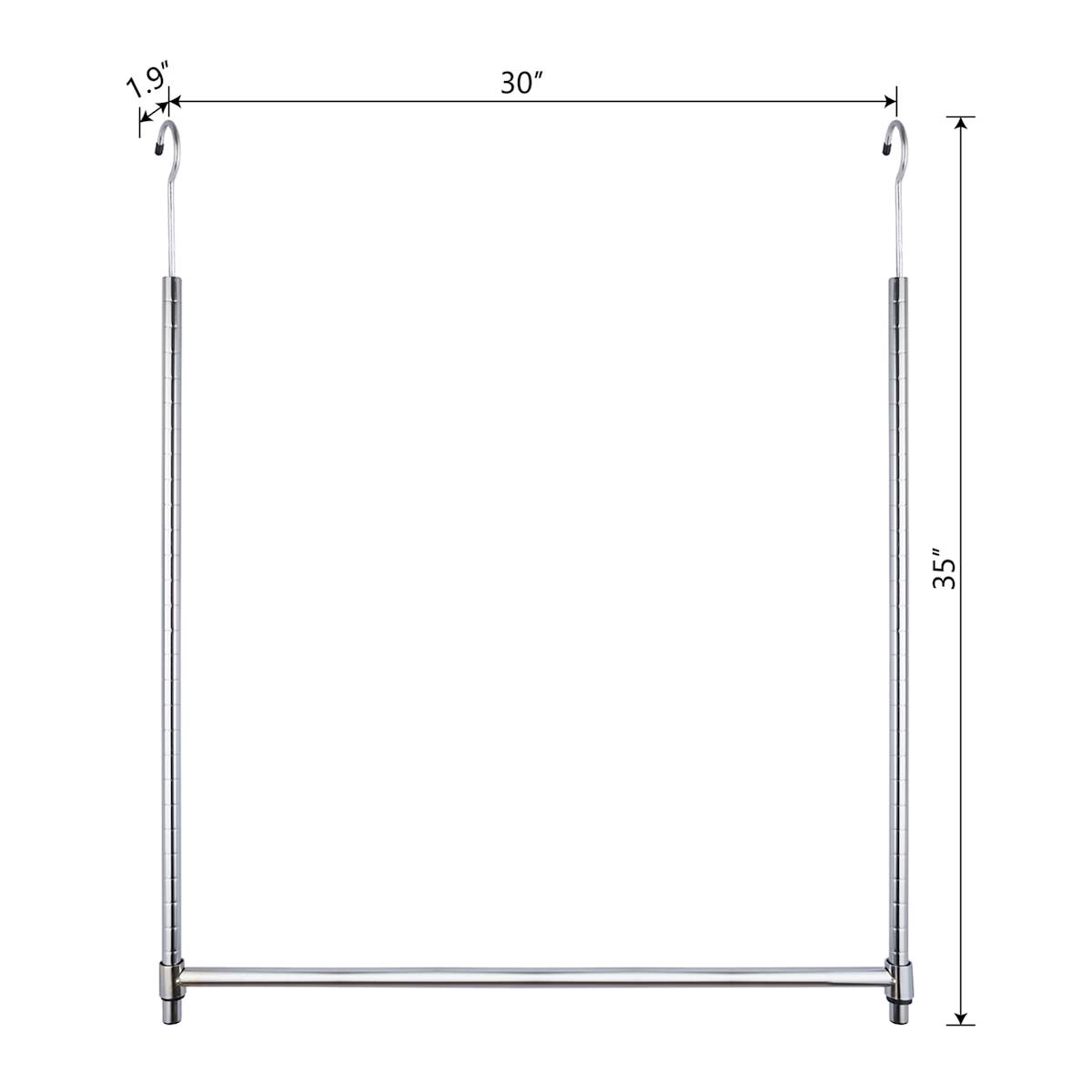 At Home Closet Doubler Organizer