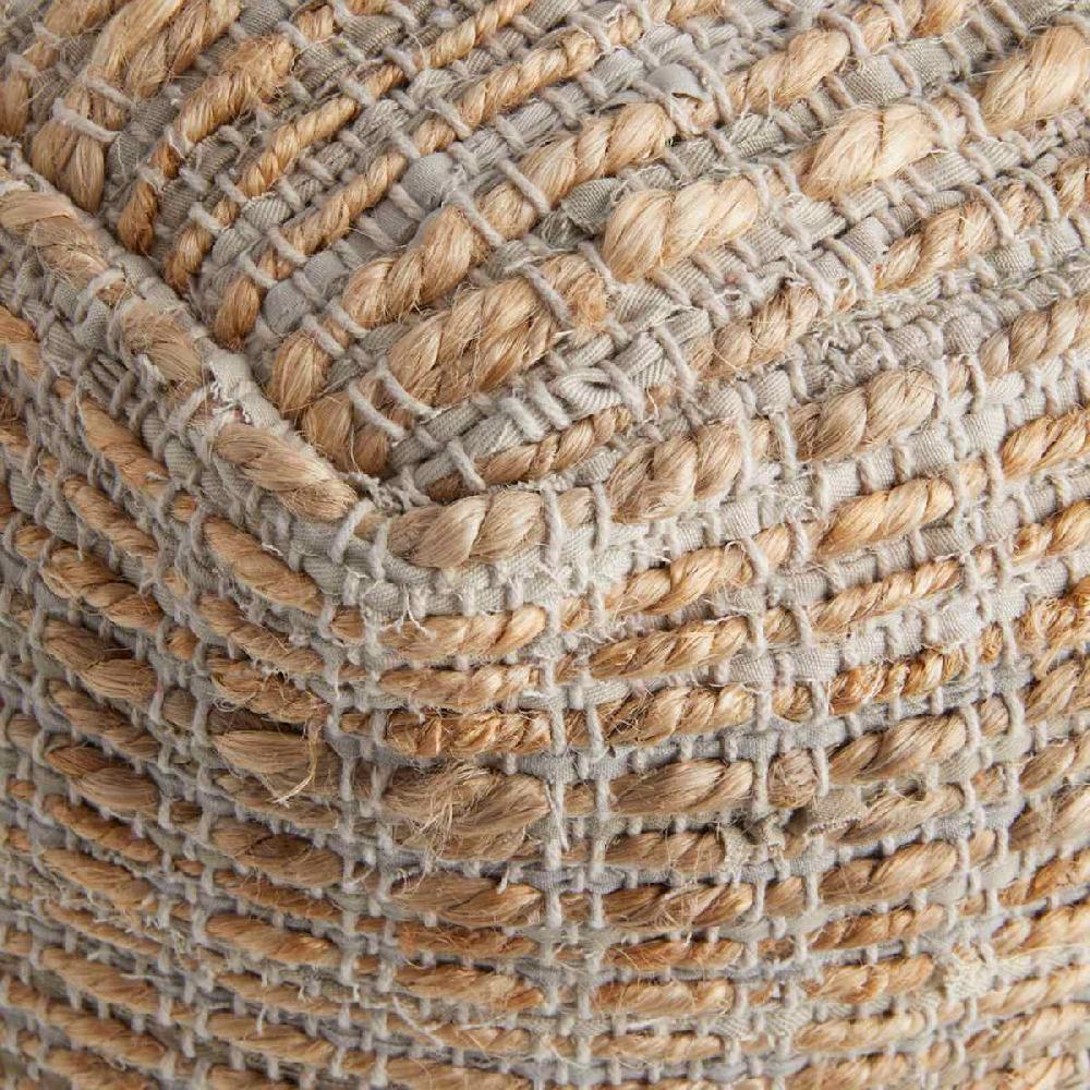 At Home Conley Pouf Tan