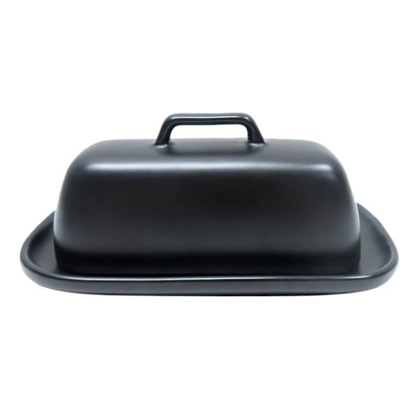 at home Crosby St. Black Butter Dish