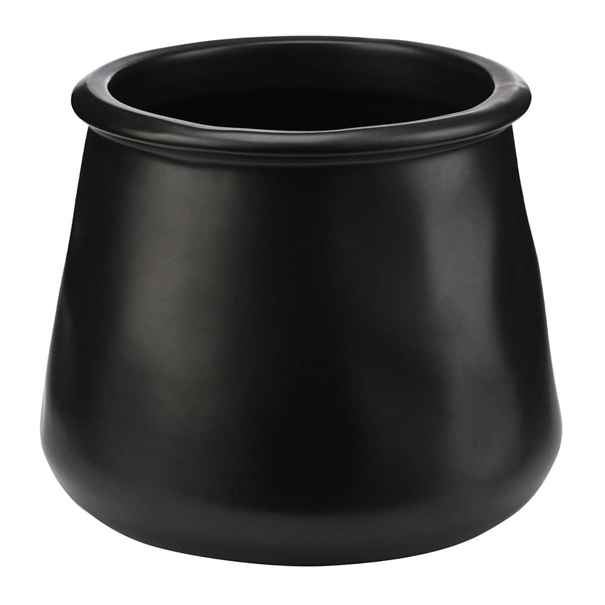 At Home Crosby St. Black Ceramic Utensil Crock