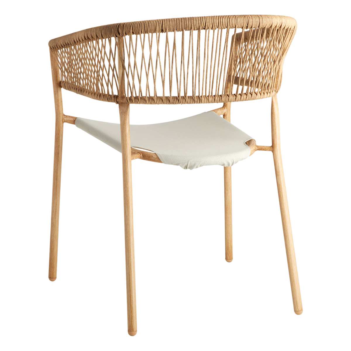 At Home Crosby St. Brody Wicker Patio Chair Natural