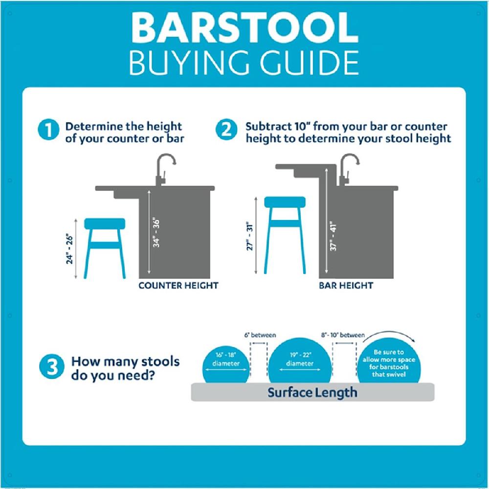 At Home Crosby St. Drake Barstool Dark Grey