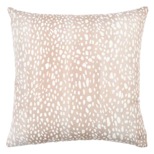 at home Crosby St. Fawn Print Throw Pillow 18"
