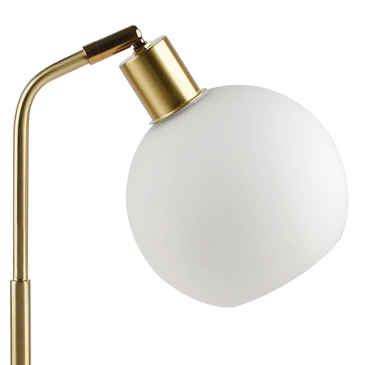 At Home Crosby St. Gold Marble Globe Task Lamp 19"