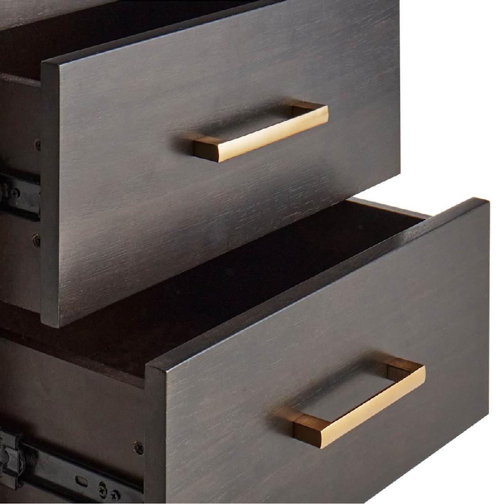 At Home Crosby St. Rue Wooden Nightstand Espresso