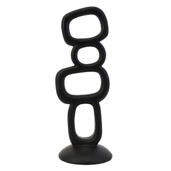 at home Crosby St. Stacked Geo Squares Statue 13.8"