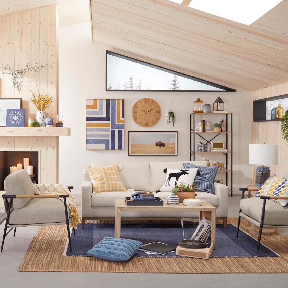 At Home Cruz Metal Accent Chair Grey