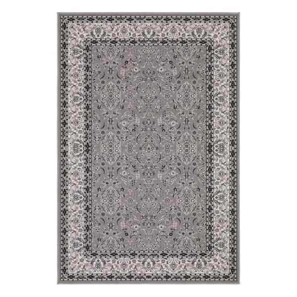 at home (D625) Barnes Grey Traditional Area Rug 7x9