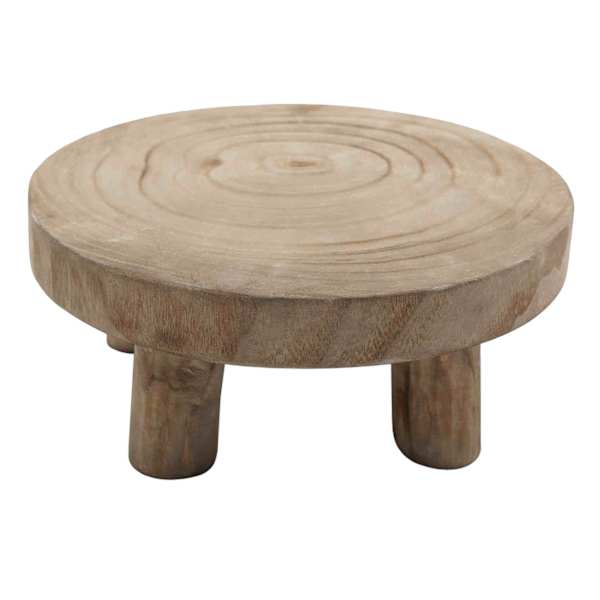 at home Dark Brown Wood Riser 10x4