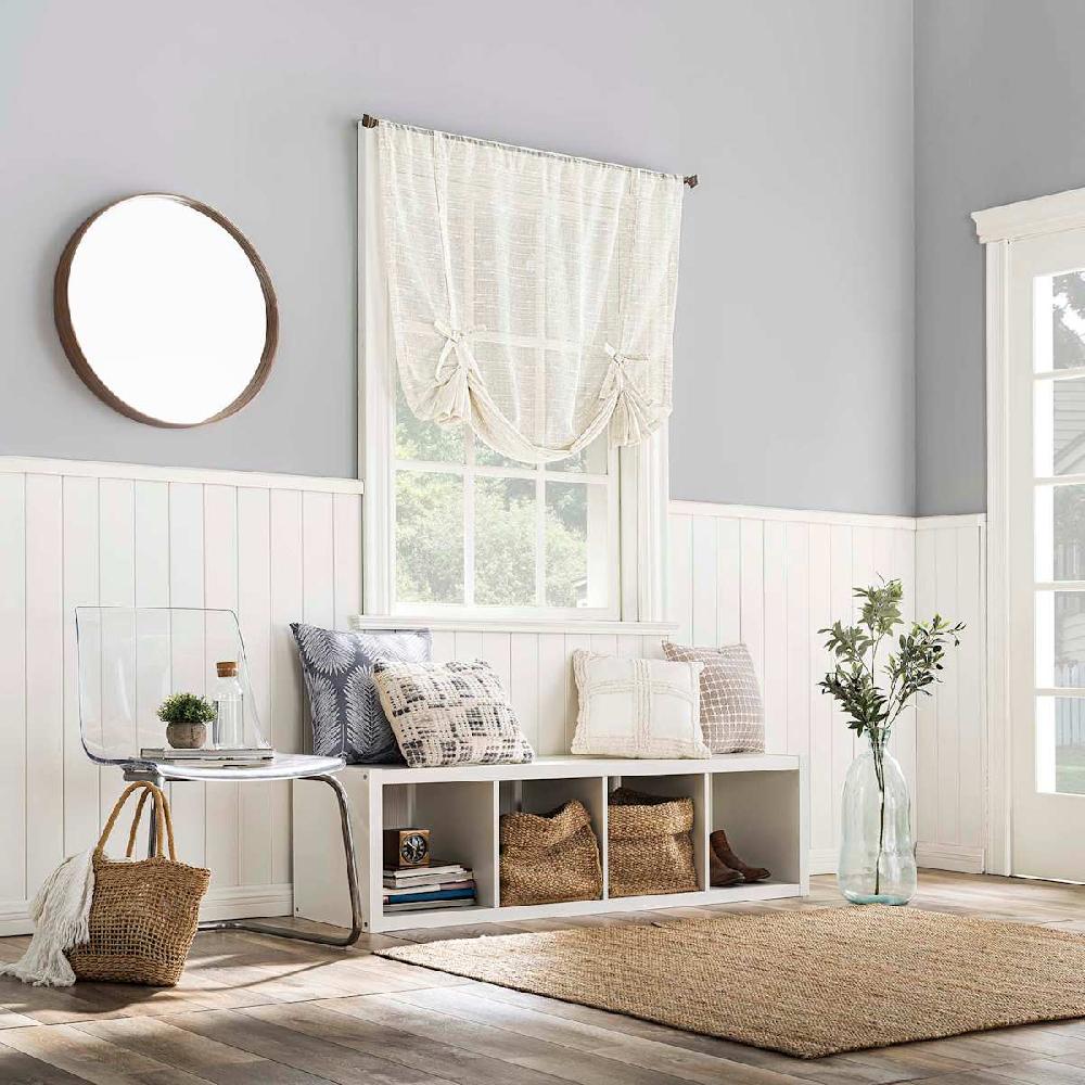 At Home Destin Linen Small Curtain Panel 63"