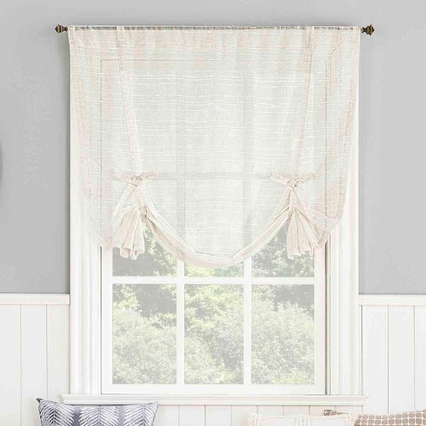 at home Destin Linen Small Curtain Panel 63"